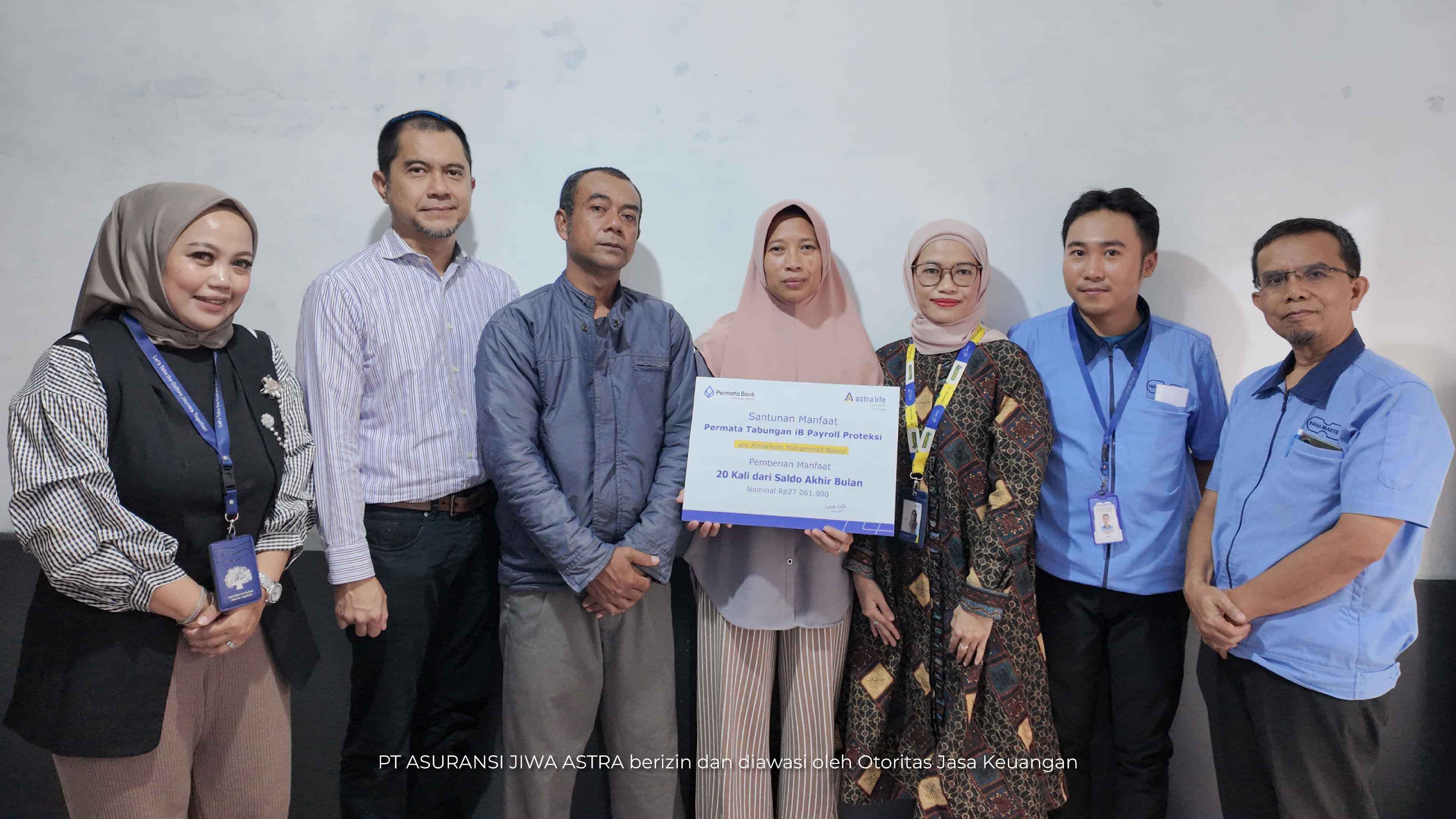 Astra Life Bayarkan Santunan Nasabah Permata Bank