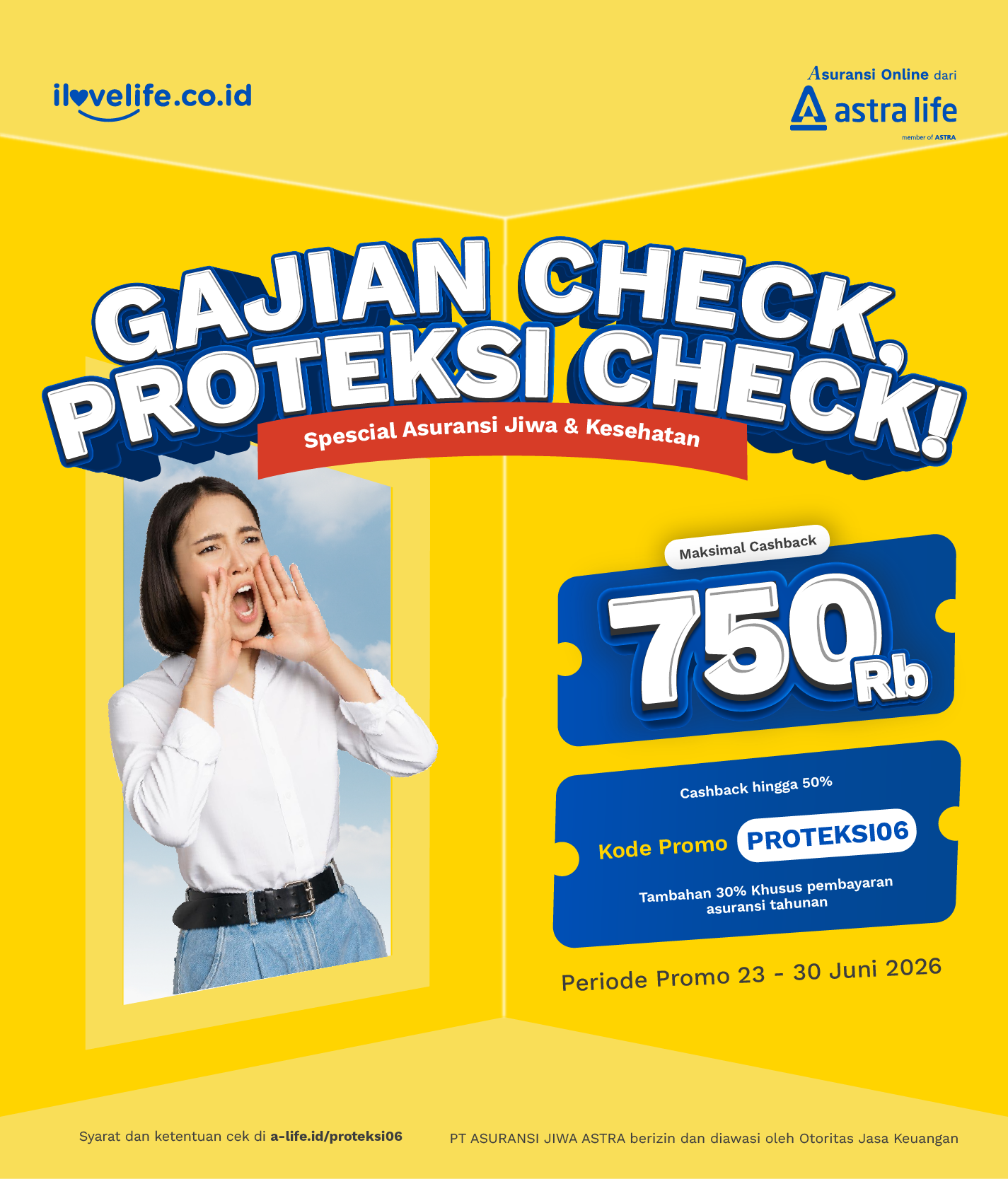 Gajian Check, Proteksi Check!_Web Banner Astralife (342 X 400)