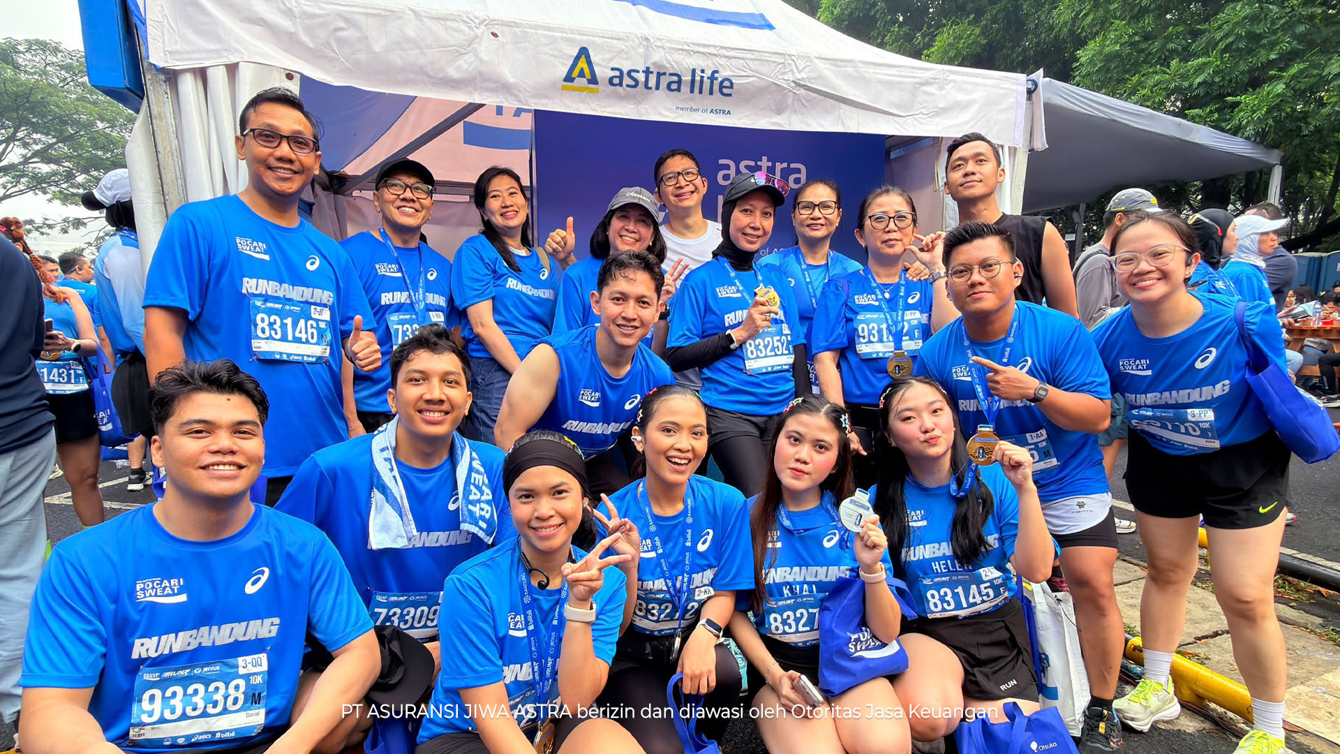 Tahun Ke-7 Astra Life kembali hadir sebagai Official Life Insurance Partner di Ajang Pocari Sweat Run Bandung 2026 pada tanggal 19-20 September 2026. Astra Life telah memberikan perlindungan pada total lebih dari 15.500 pelari untuk kategori 10k dan half marathon yang memenuhi kriteria usia perlindungan asuransi.